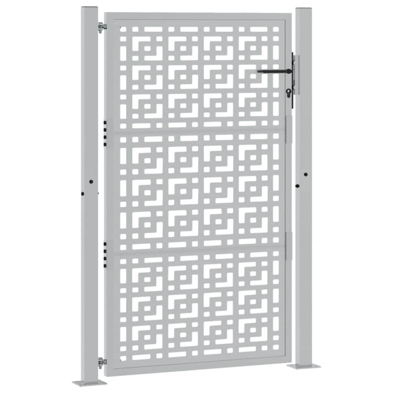 Brama ogrodowa 100x150 cm Stal nierdzewna Krzyż wzór