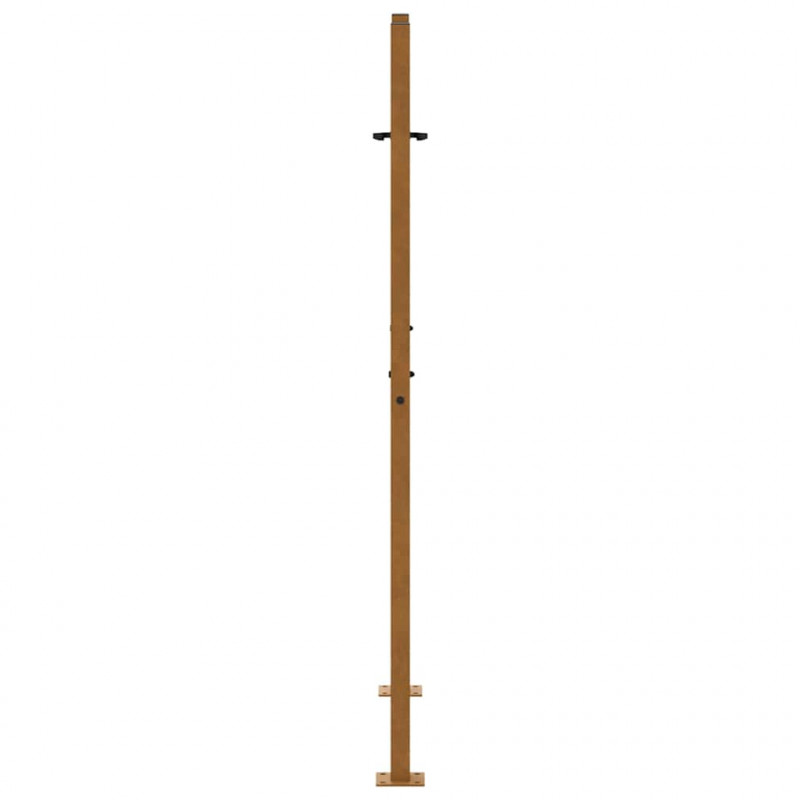 Brama ogrodowa 100x150 cm Stal nierdzewna Krzyż wzór