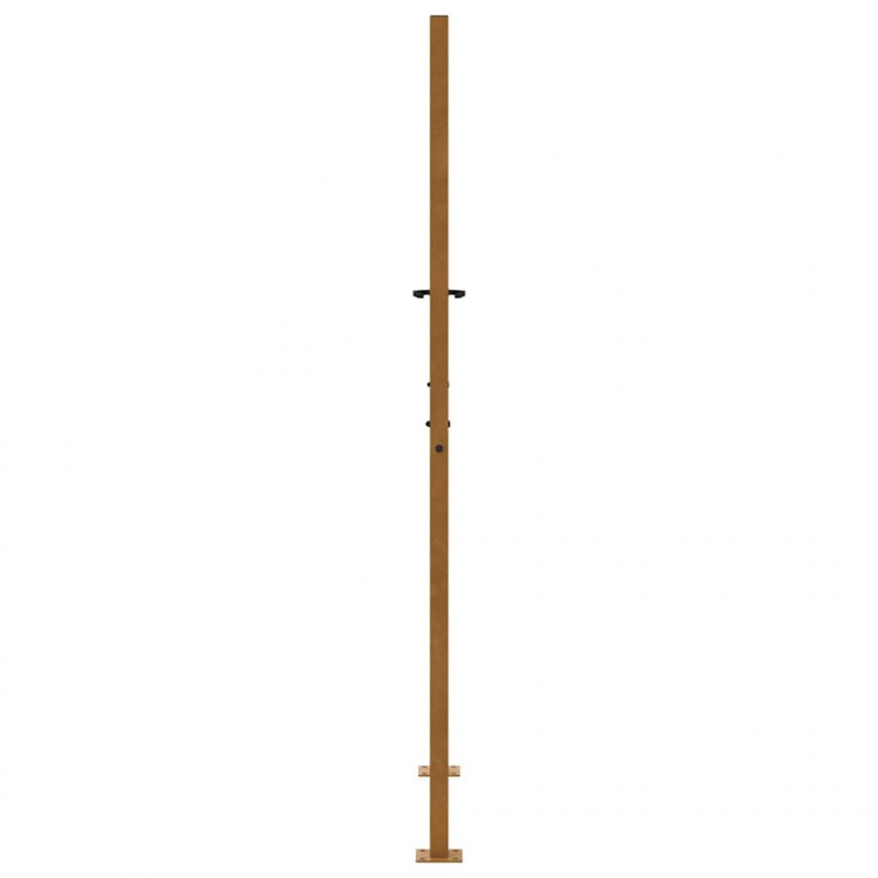 Brama ogrodowa 100x175 cm Stal nierdzewna Krzyż wzór