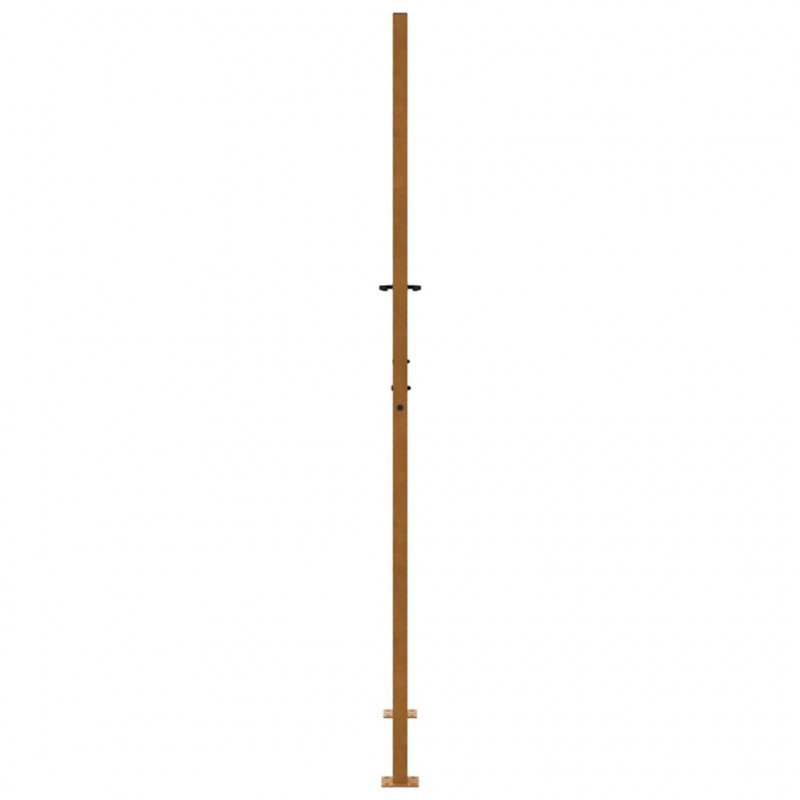 Brama ogrodowa 100x200 cm Stal nierdzewna Krzyż wzór