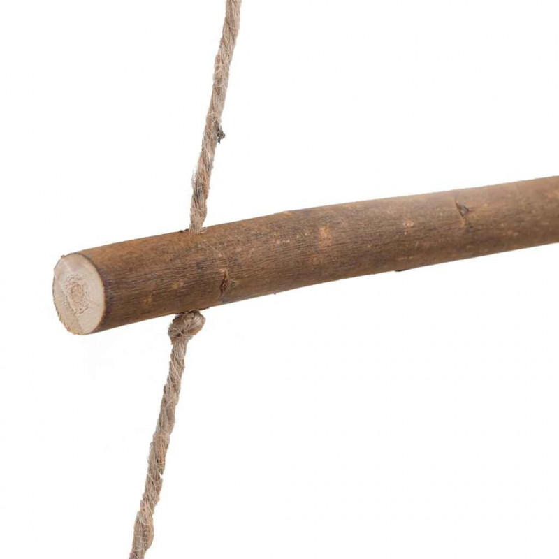 Wiszące choinki z gwiazdami na czubku, 2 szt., 55x120 cm, naturalna gałązka