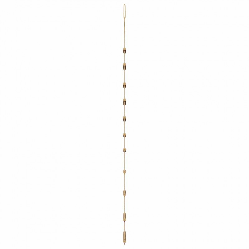 Wisząca choinka z gwiazdą na czubku 74x150 cm Naturalna gałąź