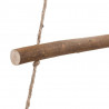 Wisząca choinka z gwiazdą na czubku 74x150 cm Naturalna gałąź