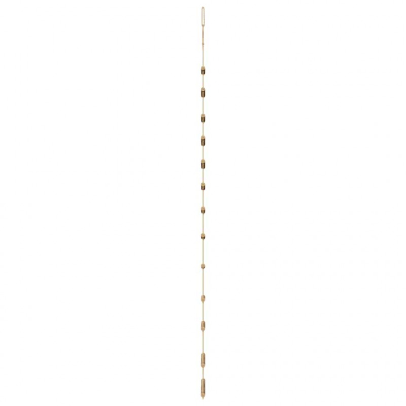 Wisząca choinka z gwiazdą na czubku 86x180 cm Naturalna gałąź