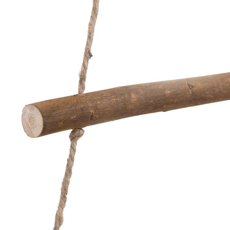 Wisząca choinka z gwiazdą na czubku 100x210 cm Naturalna gałąź