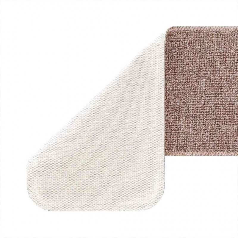 Mats antypoślizgowe na schody 15 pcs Jasnobrązowy 75 x 20 cm PP