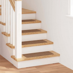 Mats antypoślizgowe na schody 15 pcs Żółty 60 x 25 cm PP