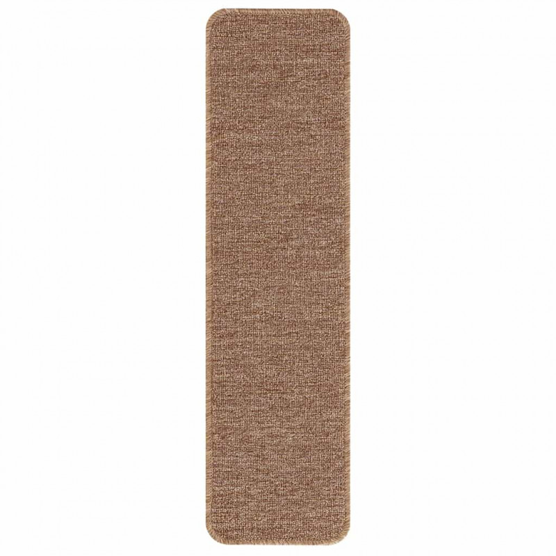 Mats antypoślizgowe na schody 15 pcs Żółty 75 x 20 cm PP