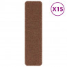 Mats antypoślizgowe na schody 15 pcs Żółty 75 x 20 cm PP