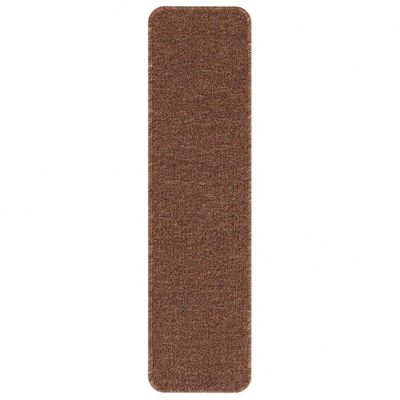 Mats antypoślizgowe na schody 15 pcs Żółty 75 x 20 cm PP