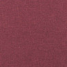Krzesła stołowe, 2 szt., winna czerwień, obite tkaniną