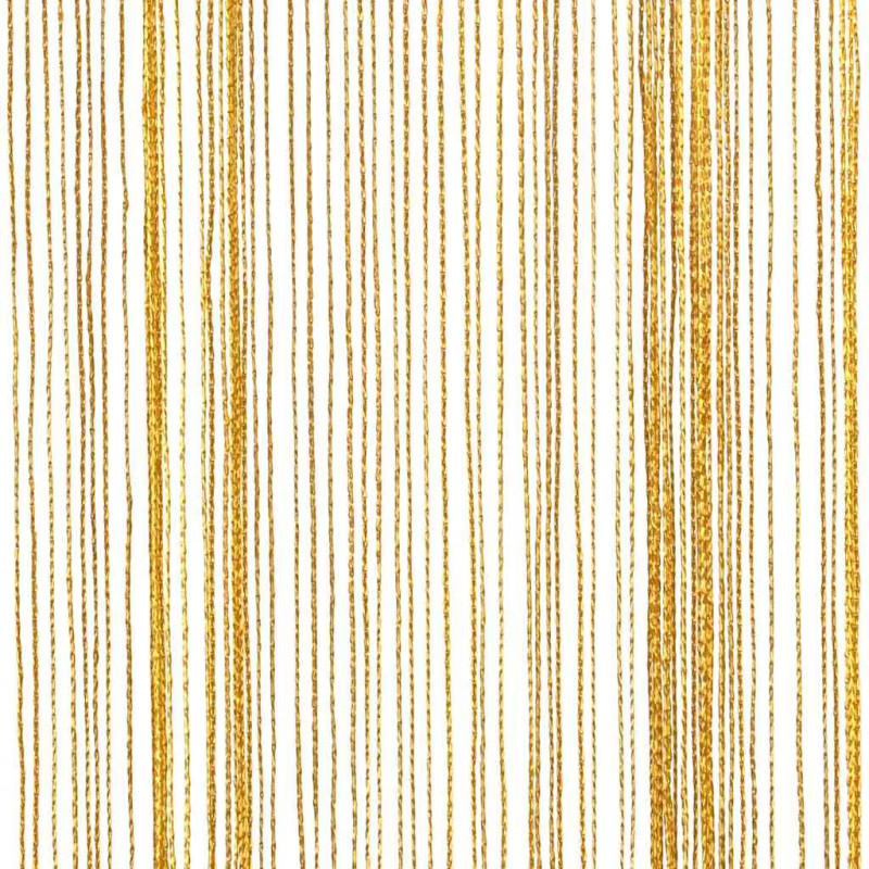Zasłony sznurkowe 2 szt. Złote 140x250 cm