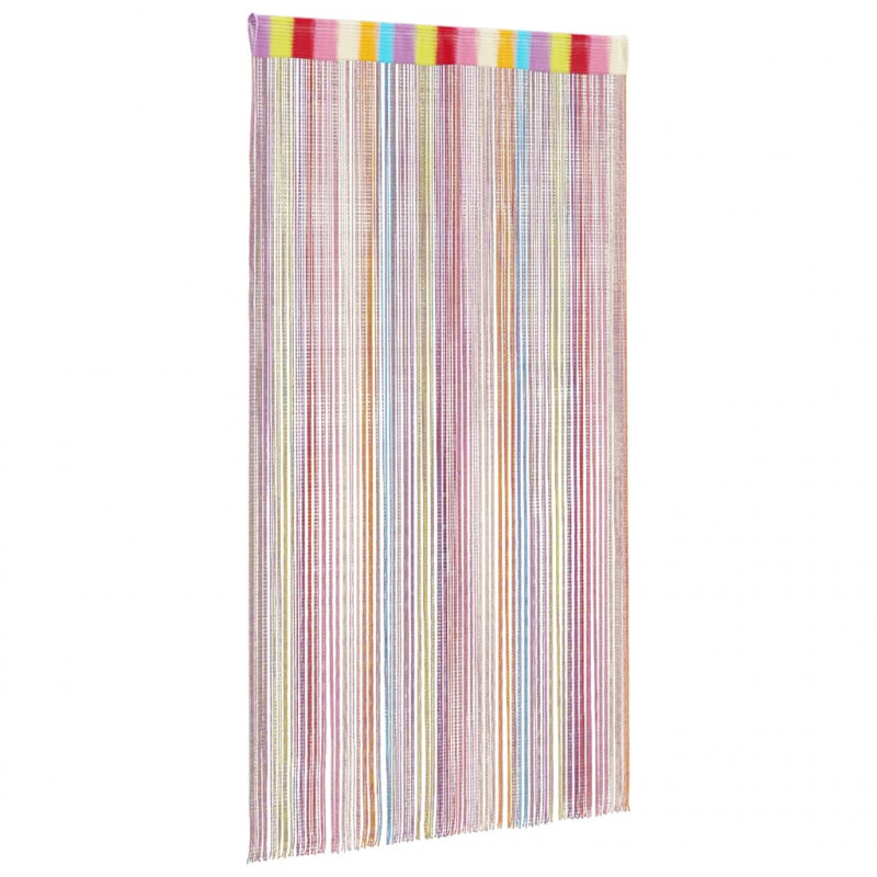 Zasłony sznurkowe 2 szt. Wielokolorowe 100x250 cm