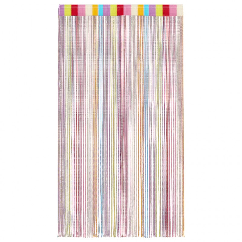 Zasłony sznurkowe 2 szt. Wielokolorowe 100x250 cm