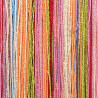 Zasłony sznurkowe 2 szt. Wielokolorowe 100x250 cm