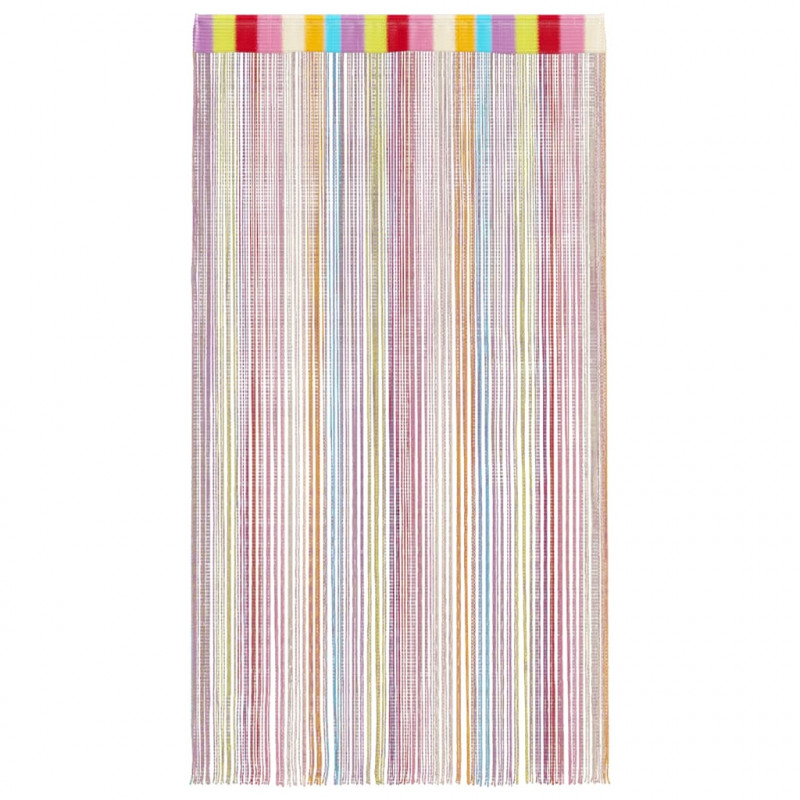 Zasłony sznurkowe 2 szt. Wielokolorowe 140x250 cm