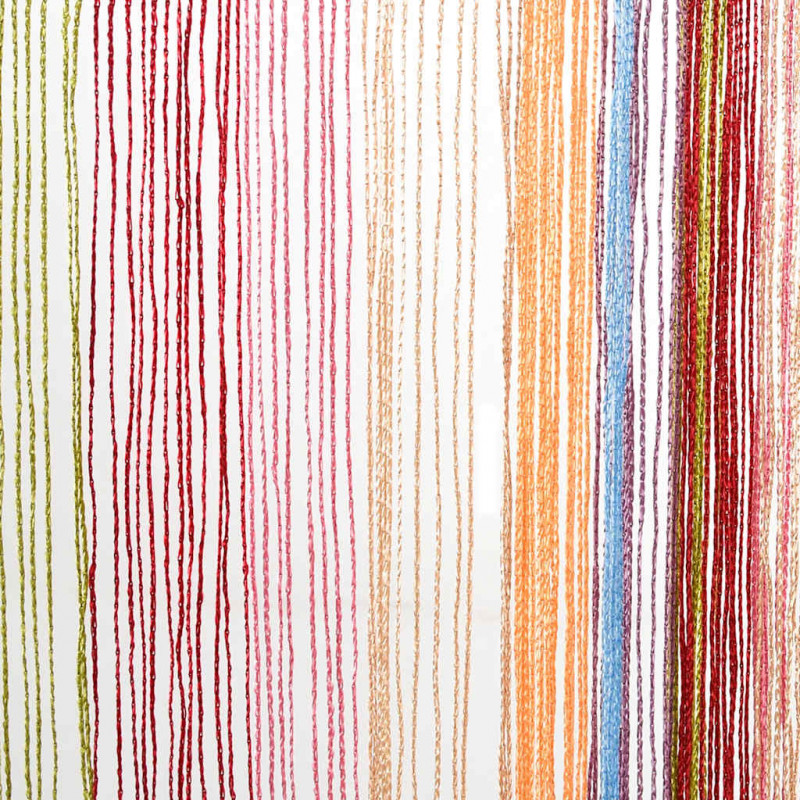 Zasłony sznurkowe 2 szt. Wielokolorowe 140x250 cm