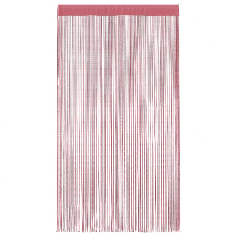 Zasłony sznurkowe 2 szt. Różowe 100x250 cm