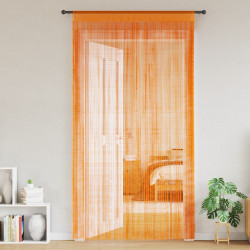 Zasłony sznurkowe 2 szt. Pomarańczowe 100x250 cm