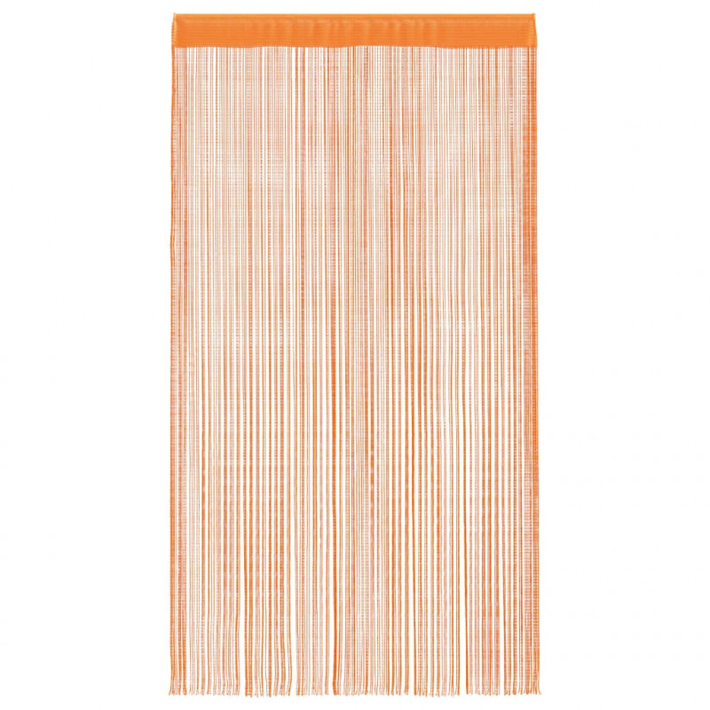 Zasłony sznurkowe 2 szt. Pomarańczowe 100x250 cm