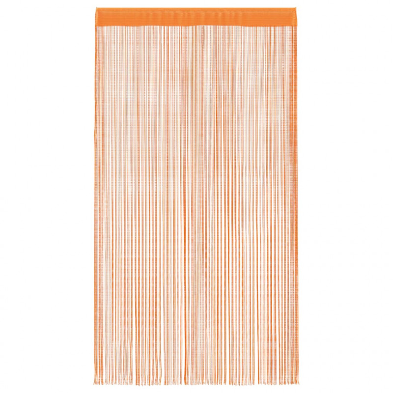 Zasłony sznurkowe 2 szt. Pomarańczowe 140x250 cm