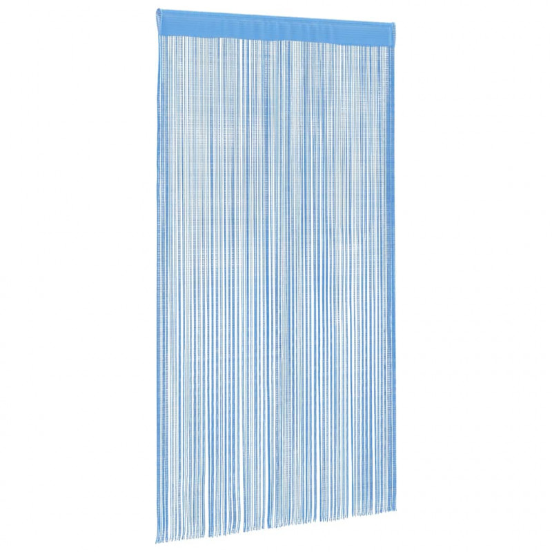 Zasłony sznurkowe 2 szt. Jasnoniebieskie 100x250 cm