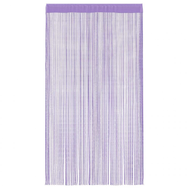 Zasłony sznurkowe 2 szt. Fioletowe 100x250 cm