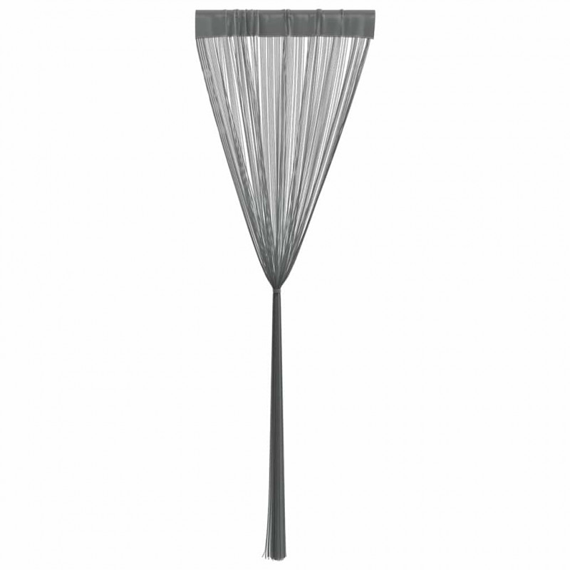 Zasłony sznurkowe 2 szt. Antracyt 100x250 cm