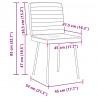 Krzesła stołowe, 2 szt., jasnozielone, aksamitne