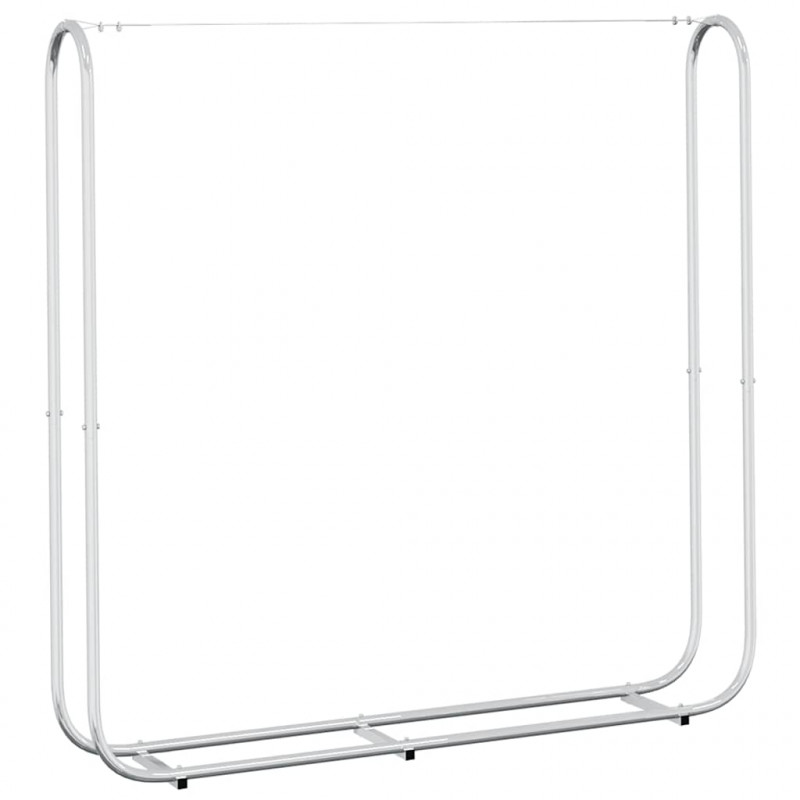 Stojak na drewno opałowe 150x25x150 cm Stal ocynkowana