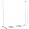 Stojak na drewno opałowe 150x25x150 cm Stal ocynkowana