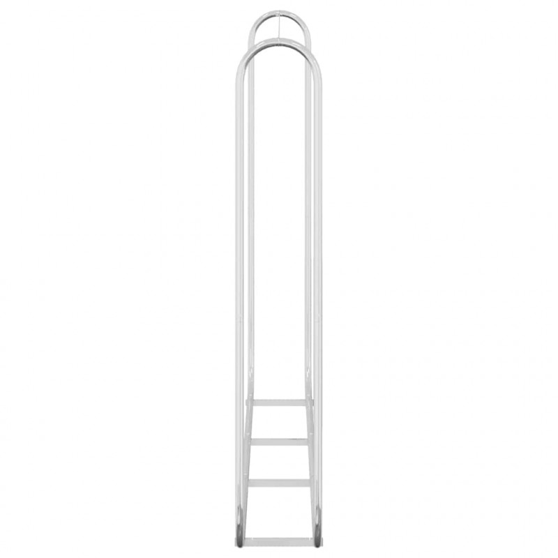 Stojak na drewno opałowe 200x25x150 cm Stal ocynkowana