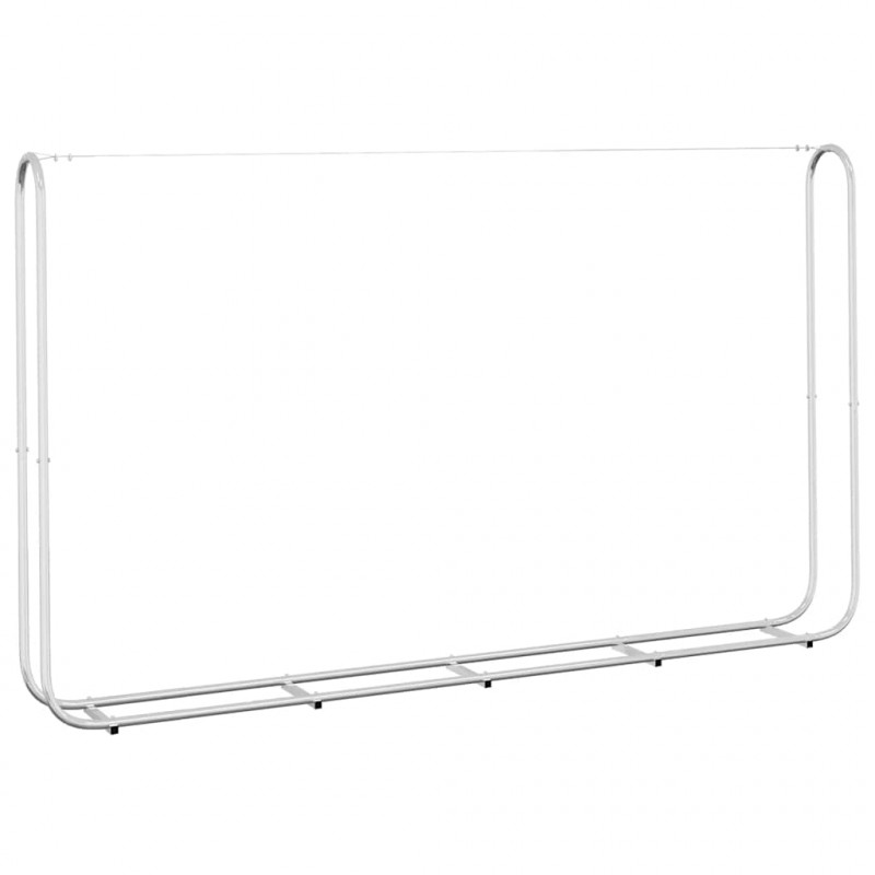 Stojak na drewno opałowe 250x25x150 cm Stal ocynkowana