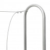 Stojak na drewno opałowe 250x25x150 cm Stal ocynkowana