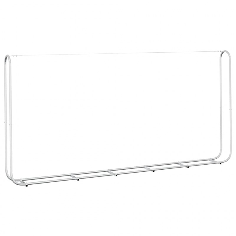 Stojak na drewno opałowe 300x25x150 cm Stal ocynkowana
