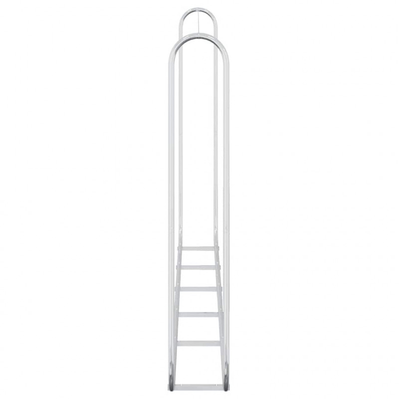 Stojak na drewno opałowe 300x25x150 cm Stal ocynkowana