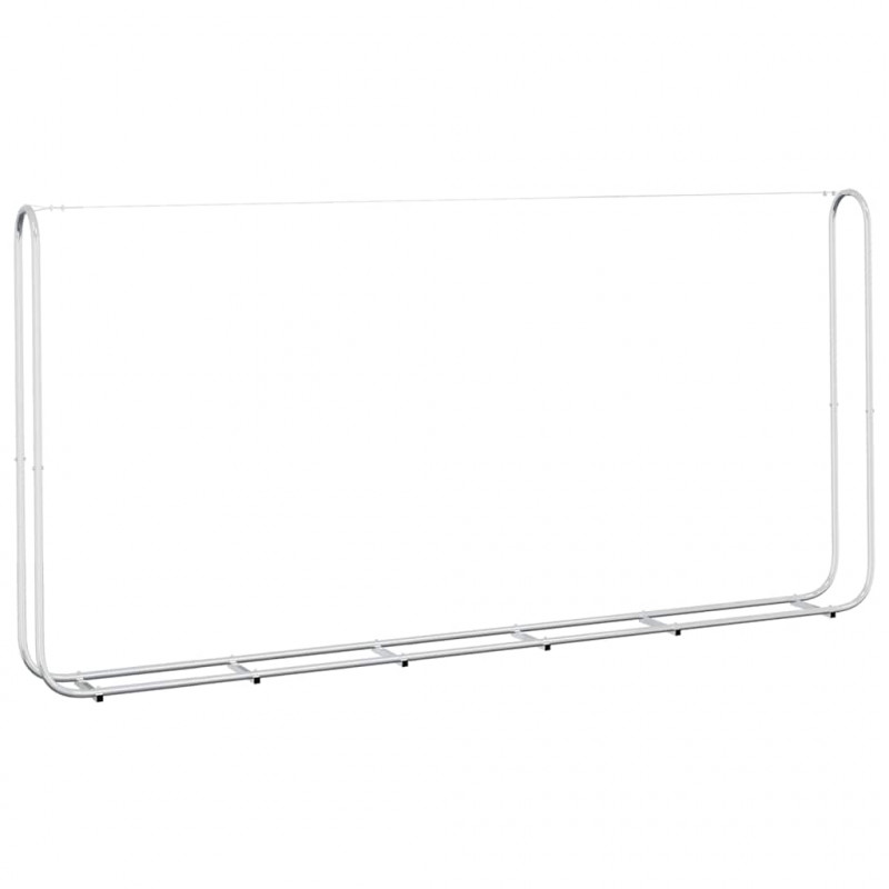 Stojak na drewno opałowe 300x25x150 cm Stal ocynkowana
