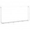 Stojak na drewno opałowe 300x25x150 cm Stal ocynkowana