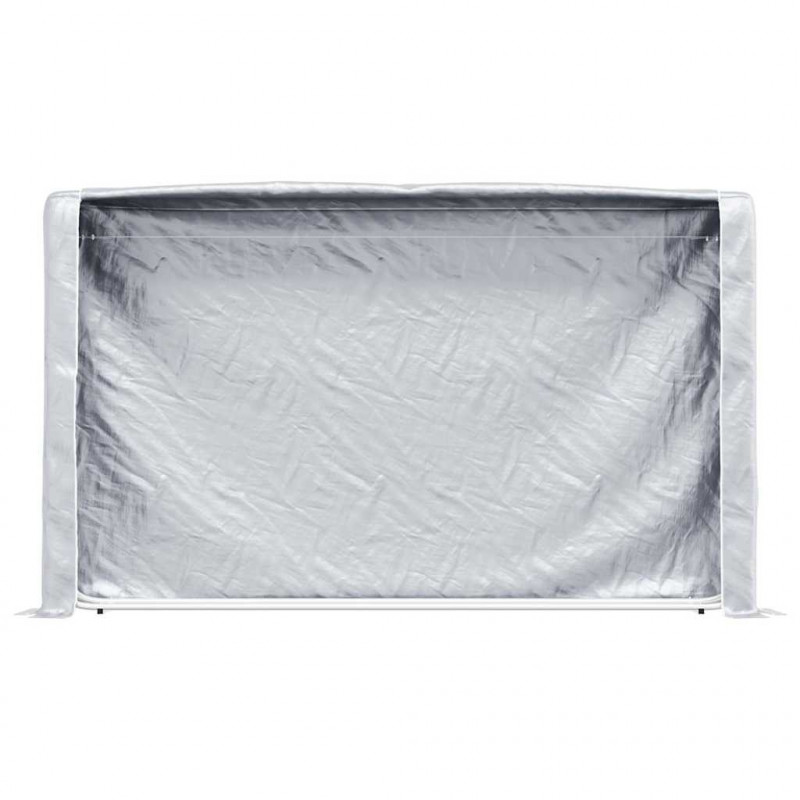 Stojak na drewno opałowe z drutem stalowym, 250x25x150 cm, stal