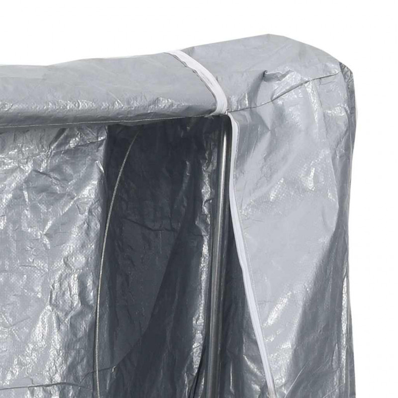 Stojak na drewno opałowe z drutem stalowym,300x25x150 cm, stal