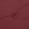 Poduszka na ławkę ogrodową, bordowy melanż, 180x50x7 cm
