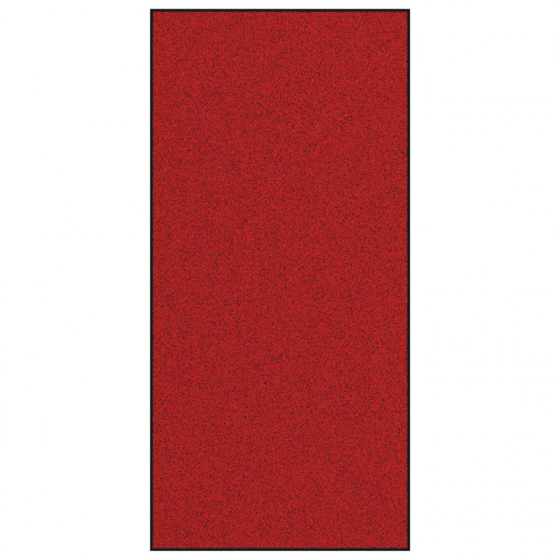 Dywanik wejściowy Czerwony i Czarny 120 x 250 cm 100% poliamid