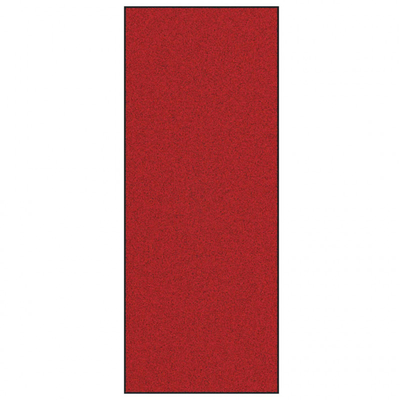 Dywanik wejściowy Czerwony i Czarny 120 x 300 cm Poliamid i PVC