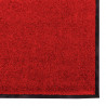 Dywanik wejściowy Czerwony i Czarny 120 x 300 cm Poliamid i PVC