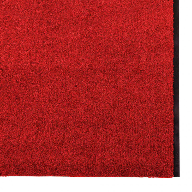 Dywanik wejściowy Czerwony i Czarny 120 x 350 cm Poliamid i PVC