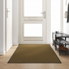 Dywanik wejściowy Brązowy i czarny 120 x 250 cm Poliamid i PVC