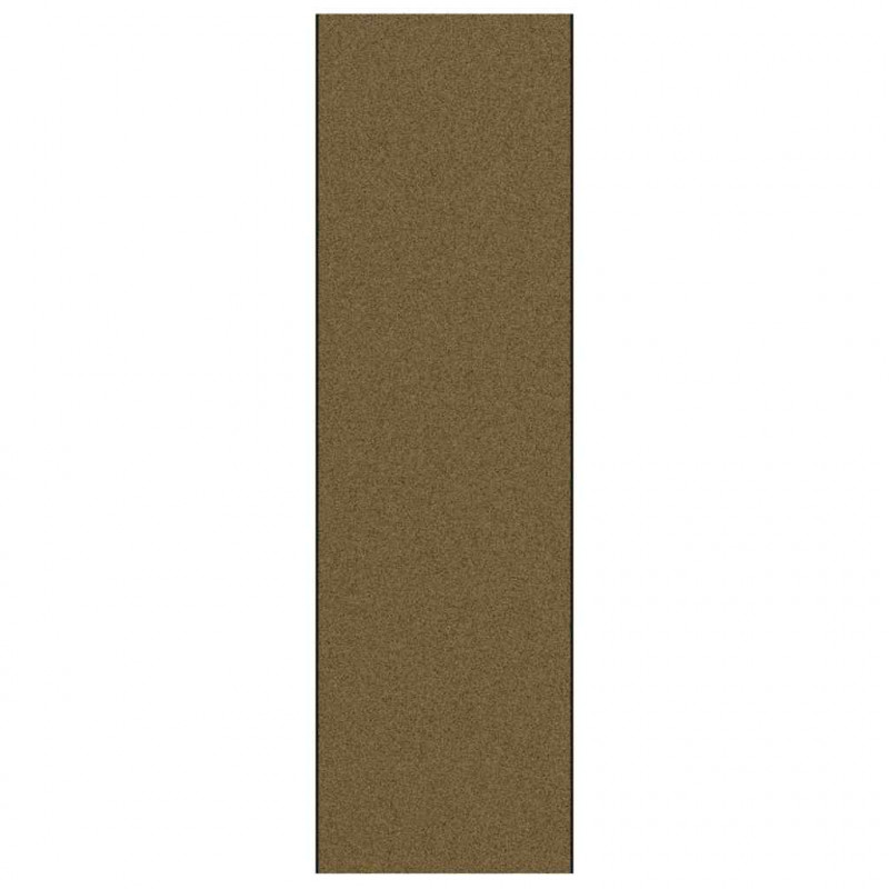 Dywanik wejściowy Brązowy i czarny 120 x 400 cm Poliamid i PVC