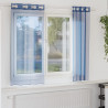 Zasłony woalowe z przelotkami 2 szt. Royal Blue