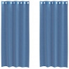 Zasłony woalowe z przelotkami 2 szt. Royal Blue