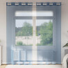 Zasłony woalowe z przelotkami 2 szt. Royal Blue